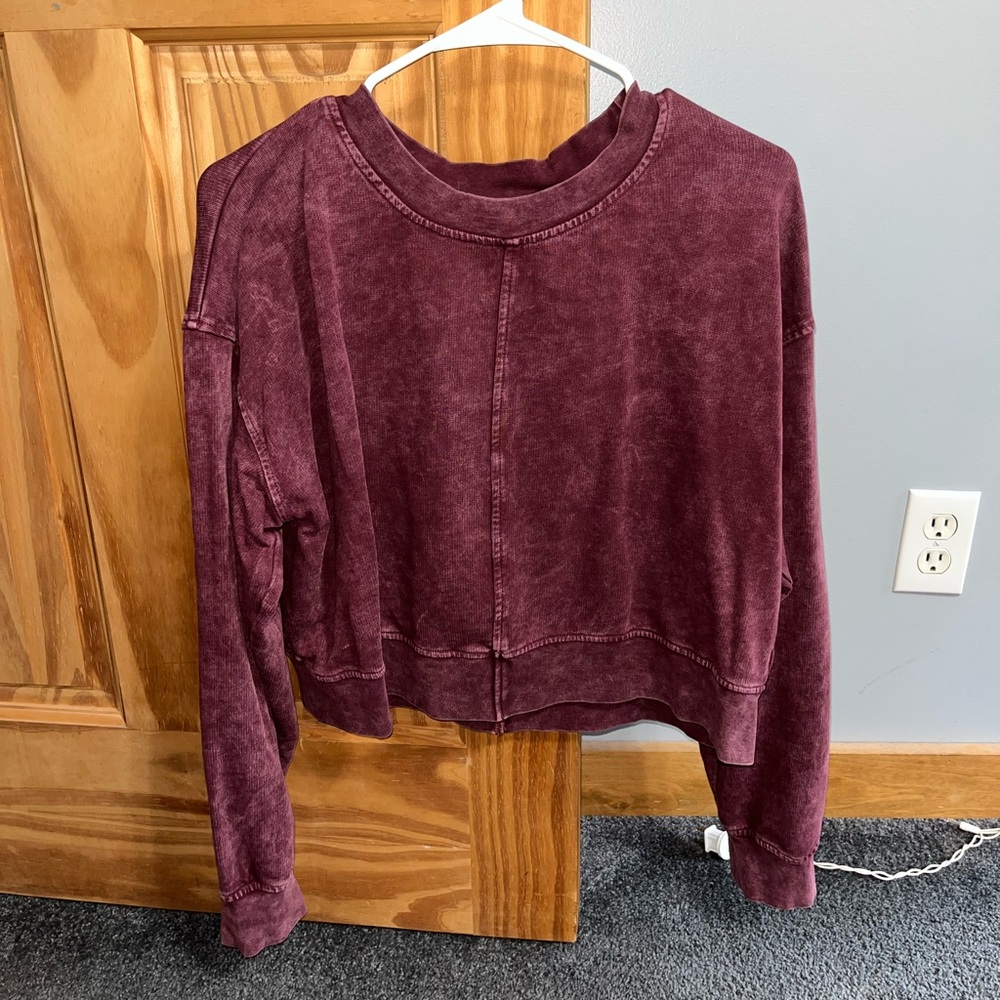 Maroon Crewneck Sweater